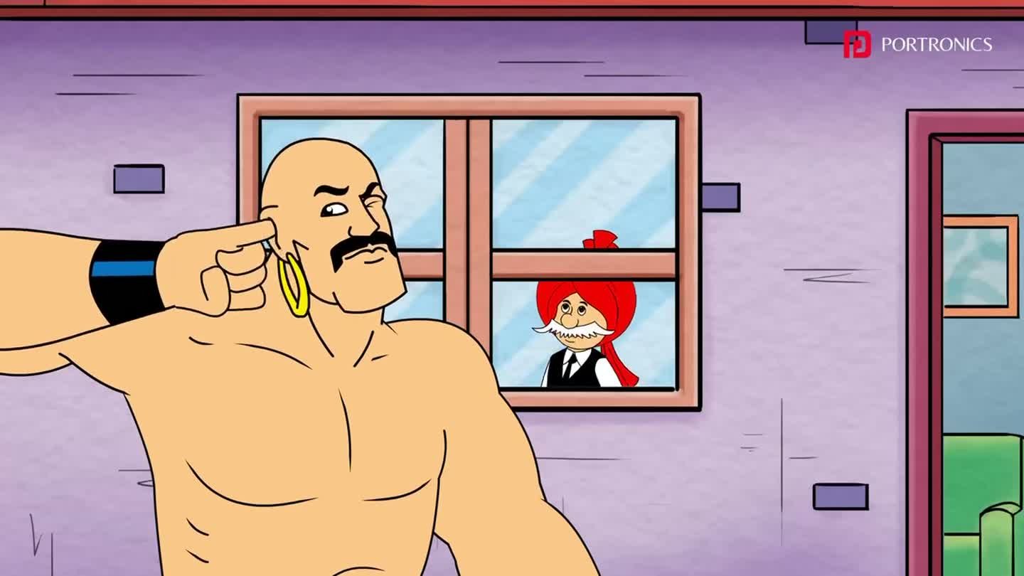 Chacha Chaudhary and Sabu collaboration artwork